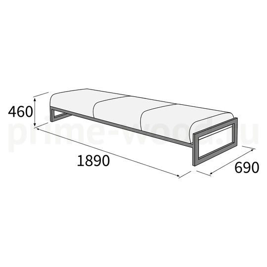 Банкетка 3-х местная